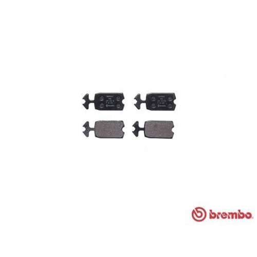 BREMBO Bremsbelagsatz, Scheibenbremse PRIME LINE P 61 002