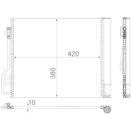 MAHLE Kondensator, Klimaanlage BEHR *** PREMIUM LINE *** AC 488 000P