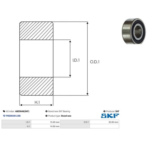 AS-PL Lager SKF ABE9048(SKF)
