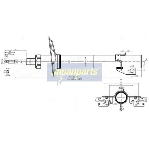 JAPANPARTS Sto&szlig;d&auml;mpfer MM-00552