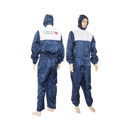 Lackieroverall Gr&ouml;&szlig;e M Marineblau/wei&szlig; Anzug Lackierer PROFI COLOR 4422667F