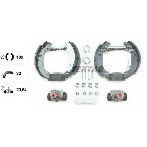 TEXTAR Bremsbackensatz Shoe Kit Pro 84045200