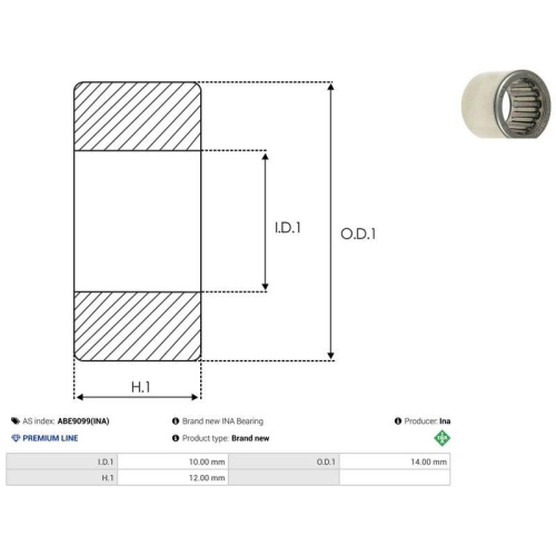 AS-PL Lager Ina ABE9099(INA)