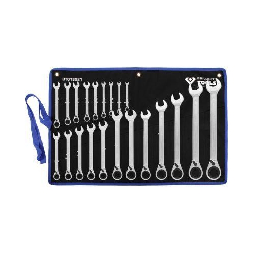 Ratschenringschl&uuml;ssel-Satz, 21-tlg, umschaltbar, 6 - 32 mm BRILLIANT TOOLS