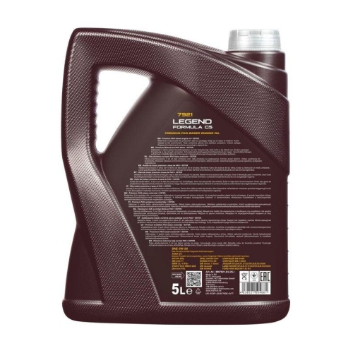 Motor&ouml;l Motoren&ouml;l Mannol Legend Formula C5 0W-20 5 Liter Kanister MN7921-5