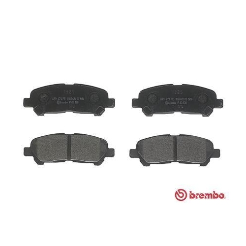 BREMBO Bremsbelagsatz, Scheibenbremse PRIME LINE P 83 138