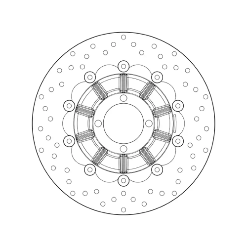 BREMBO Bremsscheibe PRIME - Serie-Oro - Floating Disc 78B40892