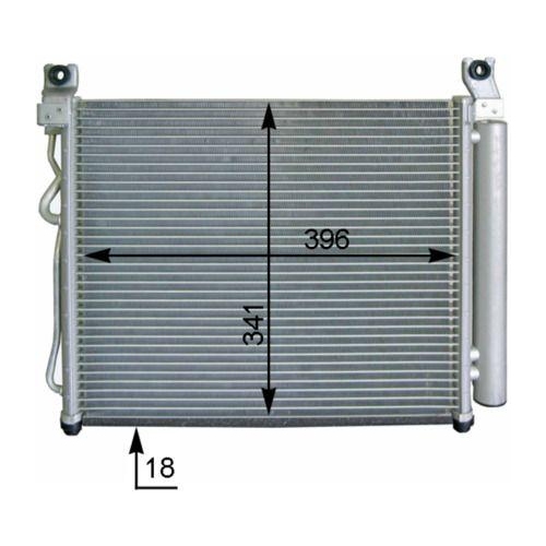 MAHLE Kondensator, Klimaanlage BEHR *** PREMIUM LINE *** AC 591 000P