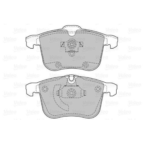 VALEO Bremsbelagsatz, Scheibenbremse 598808