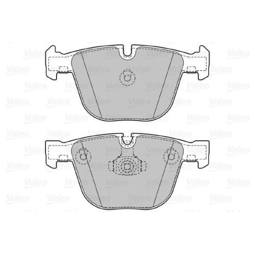 VALEO Bremsbelagsatz, Scheibenbremse 598820