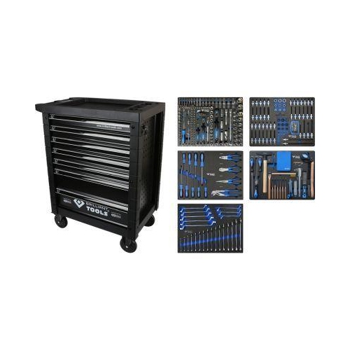 Werkstattwagen mit 7 Schubladen und 347 Werkzeugen KS TOOLS BT153347