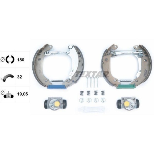 TEXTAR Bremsbackensatz Shoe Kit Pro 84053802