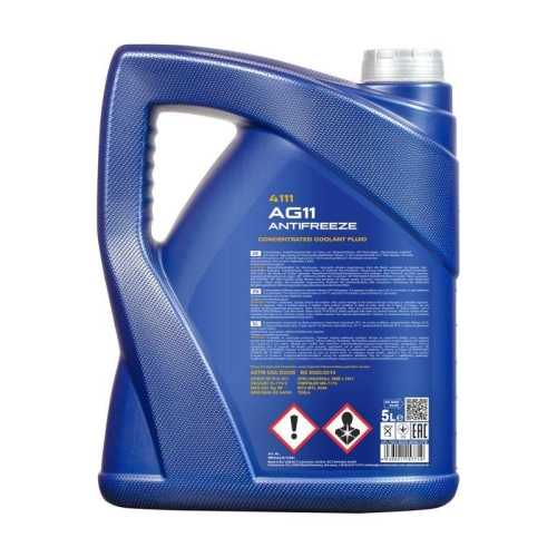 Mannol Antifreeze AG11 Frostschutz Konzentrat 5 Liter Kanister MN4111-5