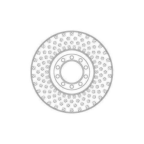 TRW Bremsscheibe TRW SINGLE DF5023S