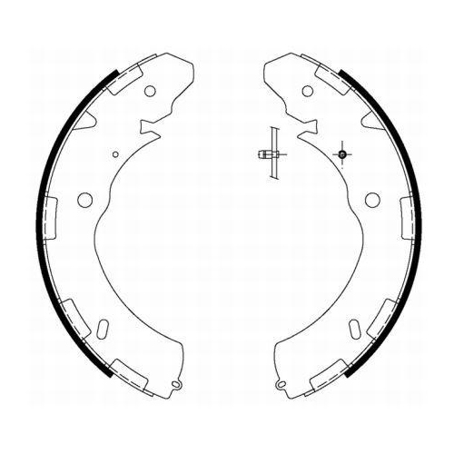 PAGID Bremsbackensatz H1734N