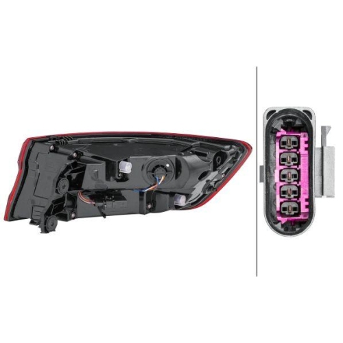 HELLA Heckleuchte 2SD 012 246-171