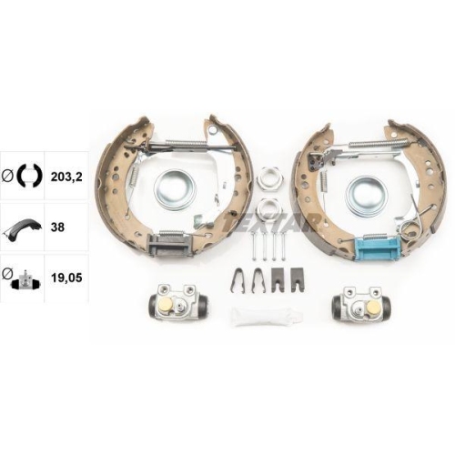 TEXTAR Bremsbackensatz Shoe Kit Pro 84059800