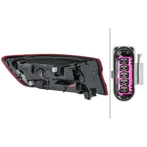 HELLA Heckleuchte 2SD 012 246-181