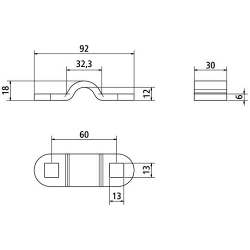 Lasche, lose, feuerverzinkt, f&uuml;r Zurrmulde Suer 295131392