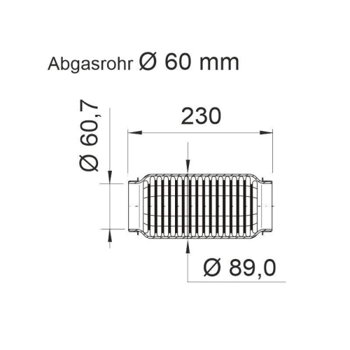 ERNST Flexrohr, Abgasanlage "soft" 464338