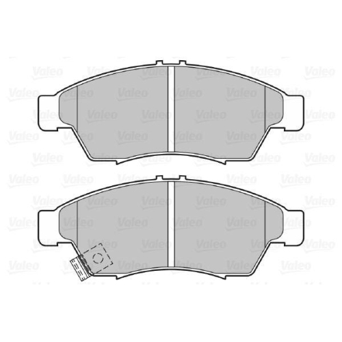 VALEO Bremsbelagsatz, Scheibenbremse FIRST 301848