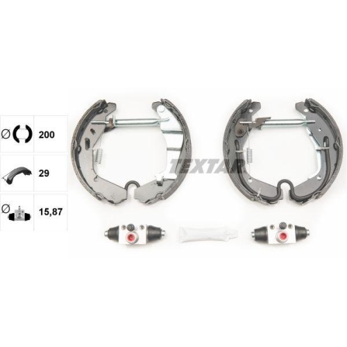 TEXTAR Bremsbackensatz Shoe Kit Pro 84065200