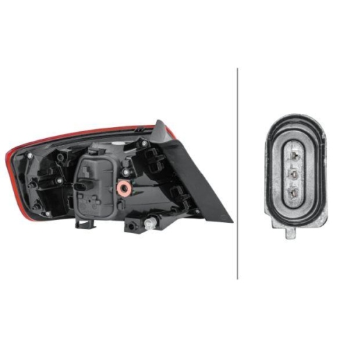 HELLA Heckleuchte 2SD 012 838-041