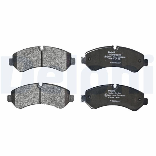 DELPHI Bremsbelagsatz, Scheibenbremse LP3548