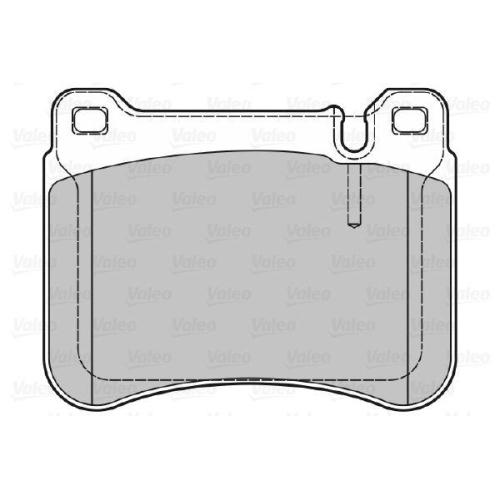 VALEO Bremsbelagsatz, Scheibenbremse 601034