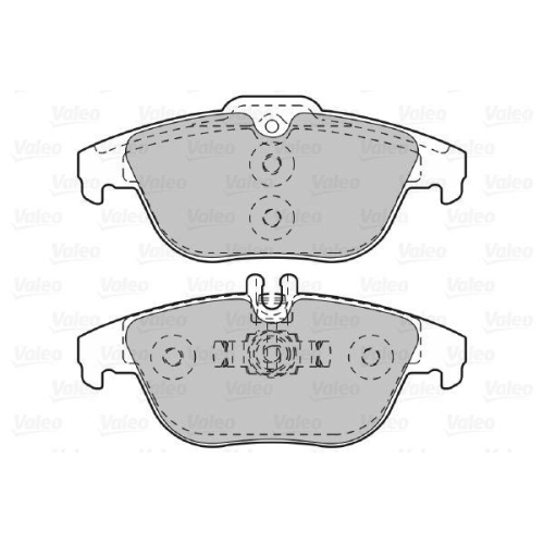 VALEO Bremsbelagsatz, Scheibenbremse 601051