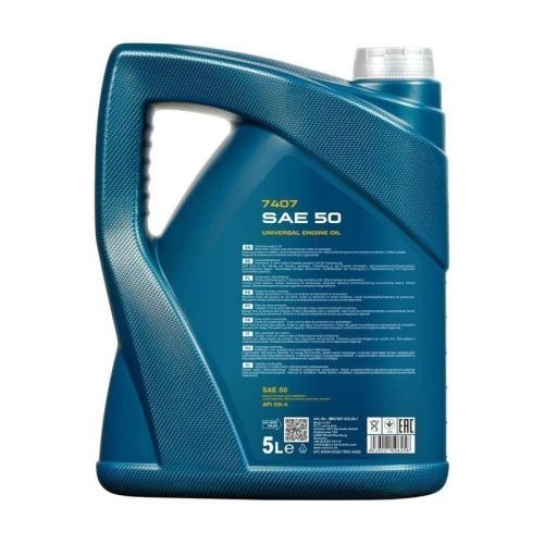 Motor&ouml;l Motoren&ouml;l Mannol SAE 50 5 Liter Kanister MN7407-5