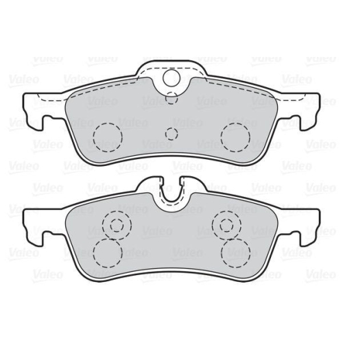VALEO Bremsbelagsatz, Scheibenbremse FIRST 302040