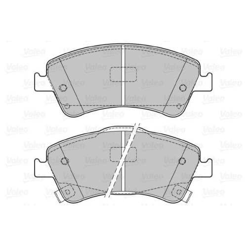 VALEO Bremsbelagsatz, Scheibenbremse 601058