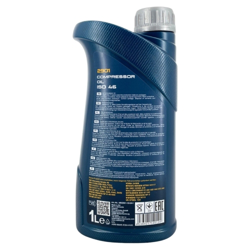Mannol Compressor Oil ISO 46 Kompressor&ouml;l 1 Liter MN2901-1