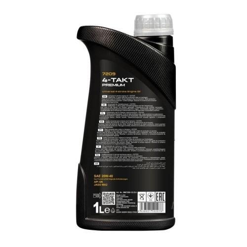 Motor&ouml;l Motoren&ouml;l Mannol 4-Takt Premium 20W-40 1 Liter Motorrad MN7209-1