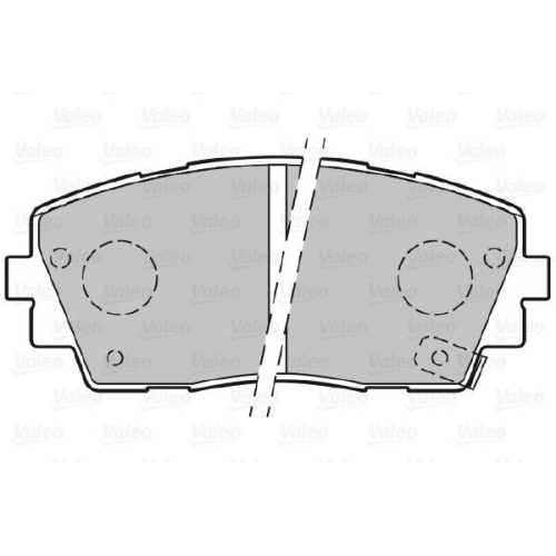 VALEO Bremsbelagsatz, Scheibenbremse FIRST 301299