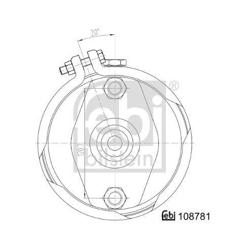 FEBI BILSTEIN Membranbremszylinder 108781