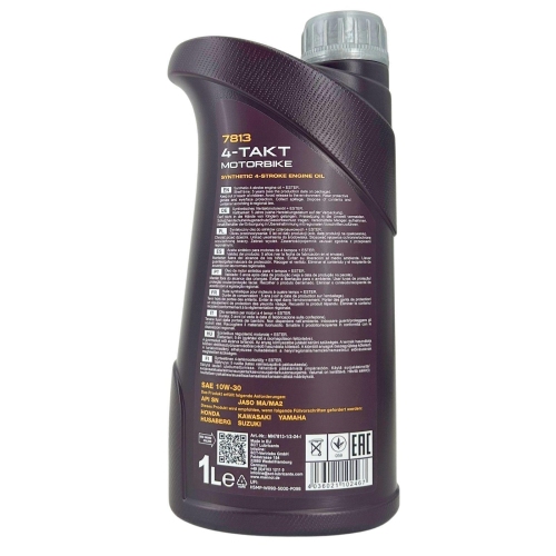 Motor&ouml;l Motoren&ouml;l Mannol 4-Takt Motorbike 10W-30 1 Liter Flasche MN7813-1