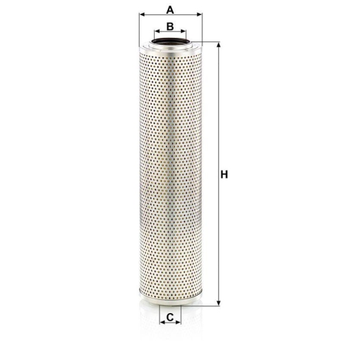 MANN-FILTER Filter, Arbeitshydraulik H 12 014 x
