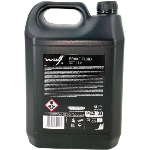 Wolf Bremsfl&uuml;ssigkeit Brake Fluid DOT 4 LV 5 Liter Kanister 1047759