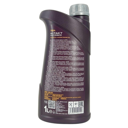Motor&ouml;l Motoren&ouml;l Mannol 4-Takt Motorbike 10W-50 1 Liter Motorrad MN7814-1