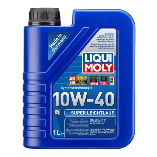 Motor&ouml;l Super Leichtlauf 10W-40 f&uuml;r ACEA A3 B4 VW 3 Liter LIQUI MOLY 1300