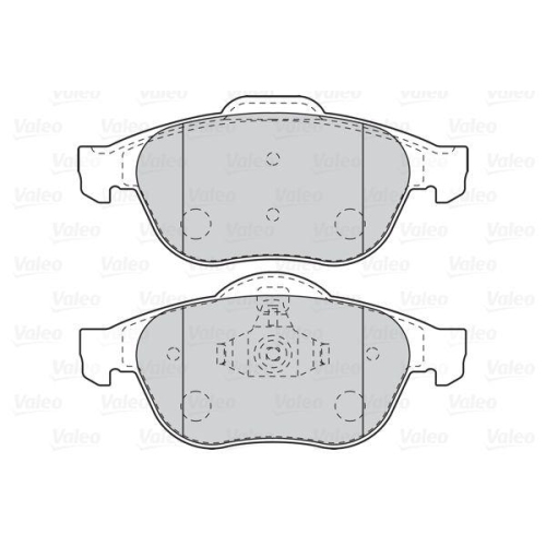 VALEO Bremsbelagsatz, Scheibenbremse FIRST 302096