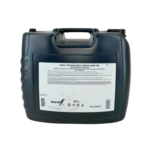 Motor&ouml;l Motoren&ouml;l Wolf OfficialTech 10W-40 UHPD MS 20 Liter Kanister 1050443