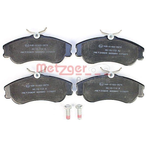 METZGER AUTOTEILE Bremsbelagsatz, Scheibenbremse GREENPARTS 1170377