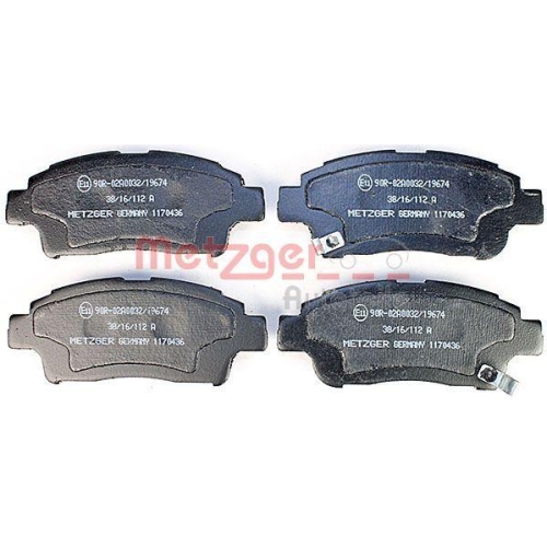 METZGER AUTOTEILE Bremsbelagsatz, Scheibenbremse 1170436