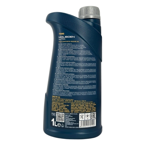 Motor&ouml;l Motoren&ouml;l Mannol Molibden Ultra 5W-30 1 Liter Flasche MN7916-1