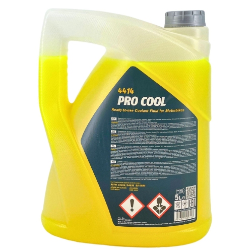 Mannol Pro Cool K&uuml;hlerfrostschutz Motorrad K&uuml;hlfl&uuml;ssigkeit 5 Liter MN4414-5