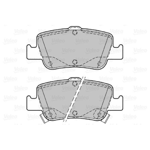 VALEO Bremsbelagsatz, Scheibenbremse 601377