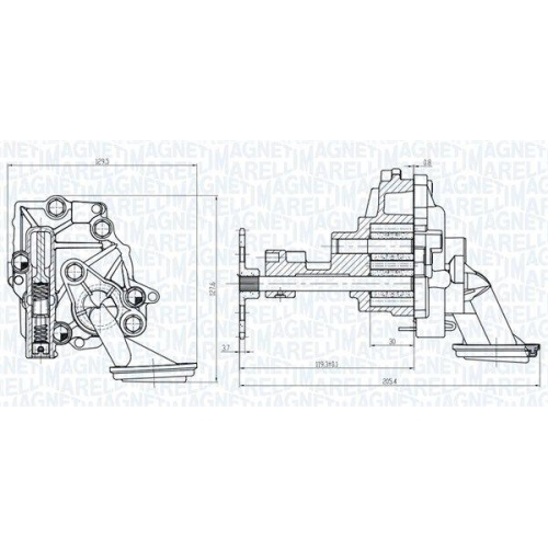 MAGNETI MARELLI &Ouml;lpumpe 351516000145